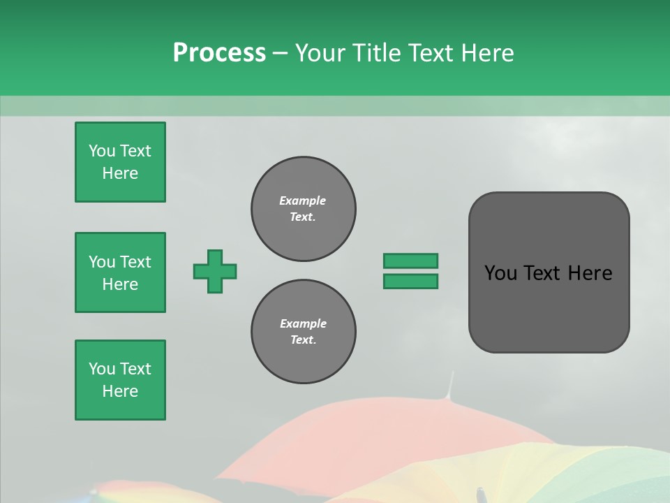 Square Forecast Rainy PowerPoint Template