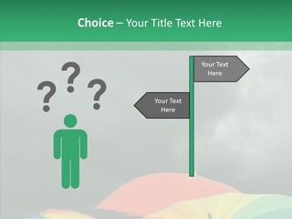Square Forecast Rainy PowerPoint Template