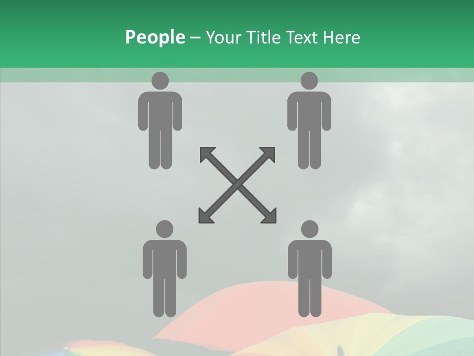 Square Forecast Rainy PowerPoint Template