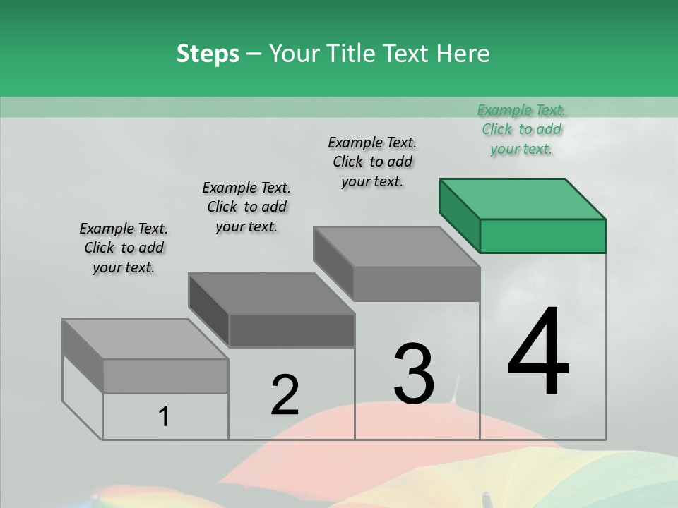 Square Forecast Rainy PowerPoint Template