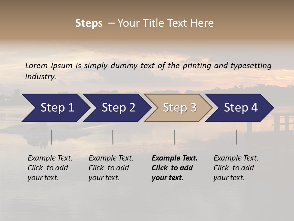 Colorful Scenic Outdoors PowerPoint Template