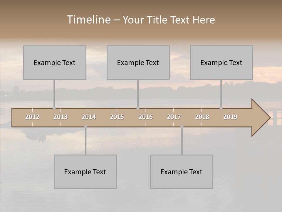 Colorful Scenic Outdoors PowerPoint Template