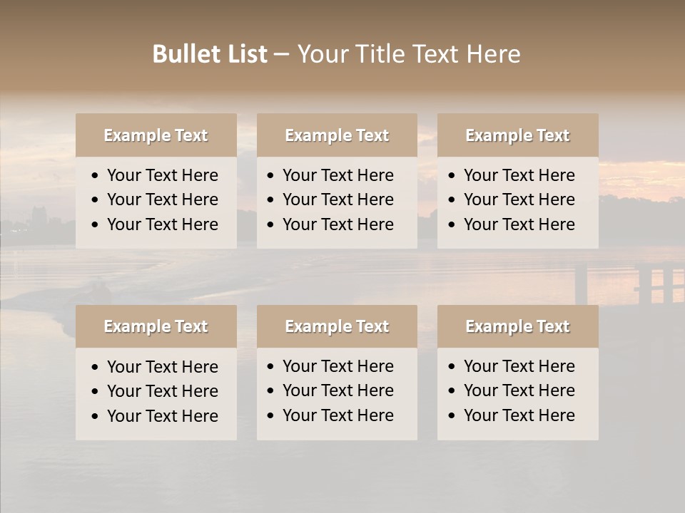 Colorful Scenic Outdoors PowerPoint Template