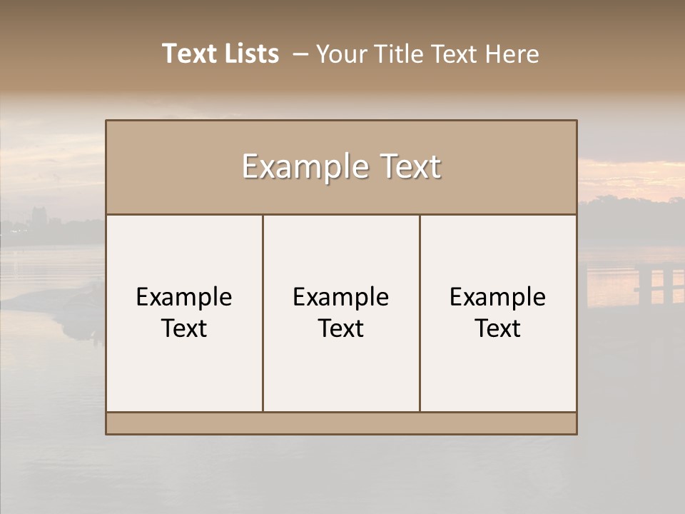 Colorful Scenic Outdoors PowerPoint Template