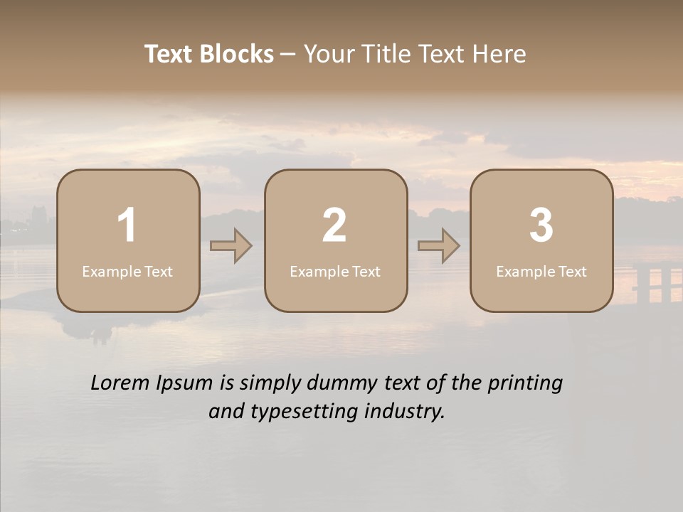 Colorful Scenic Outdoors PowerPoint Template