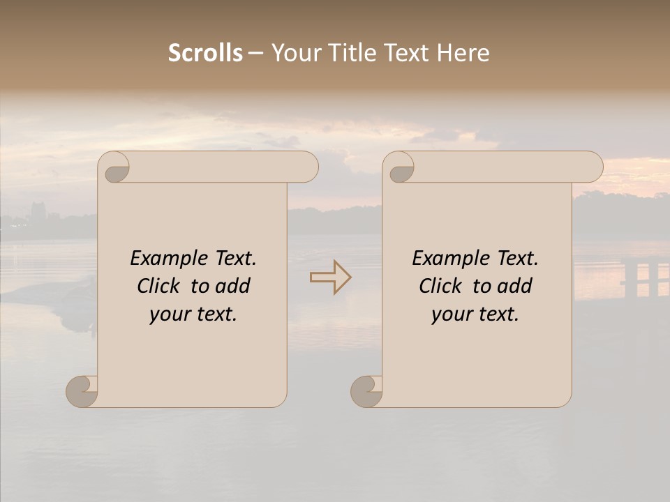 Colorful Scenic Outdoors PowerPoint Template