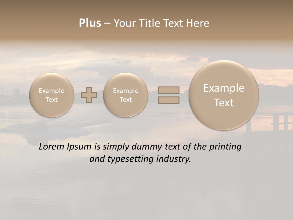Colorful Scenic Outdoors PowerPoint Template
