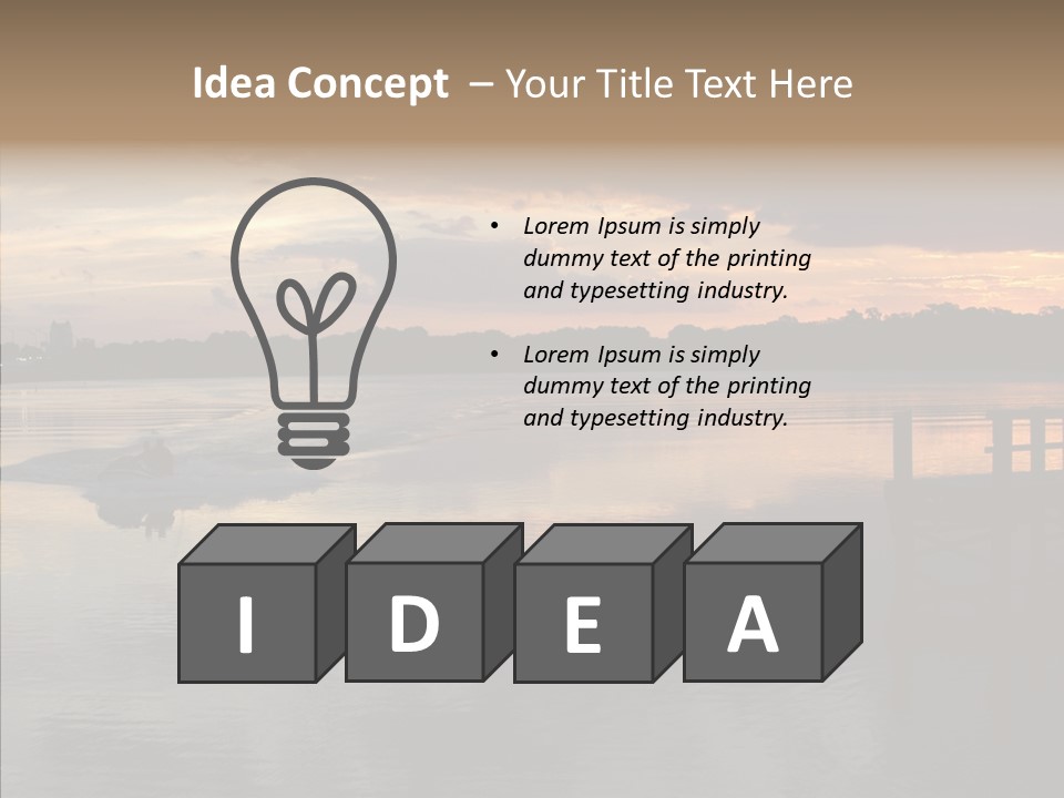 Colorful Scenic Outdoors PowerPoint Template