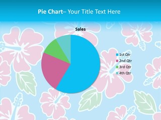 Hibiscus California Tile PowerPoint Template