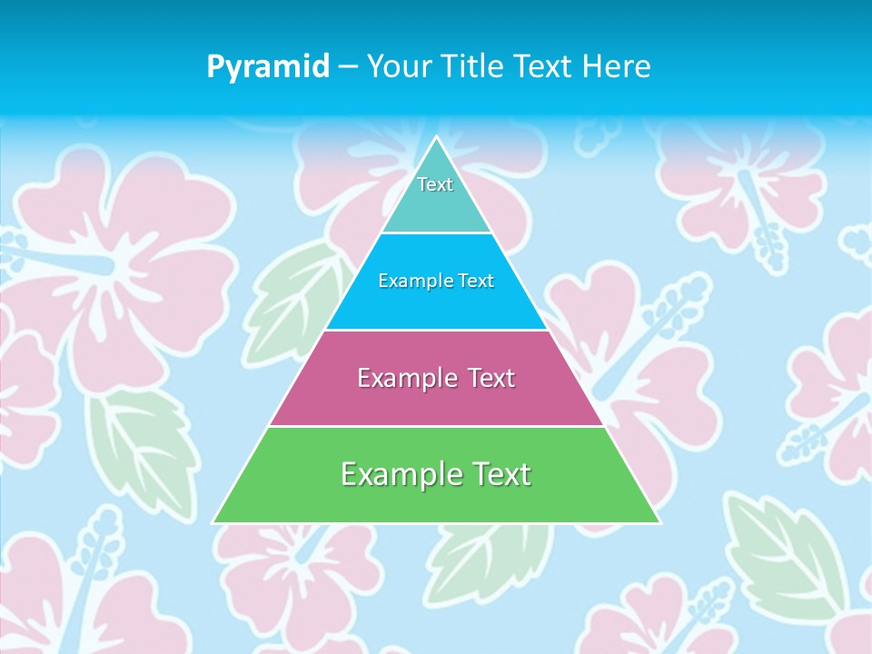 Hibiscus California Tile PowerPoint Template