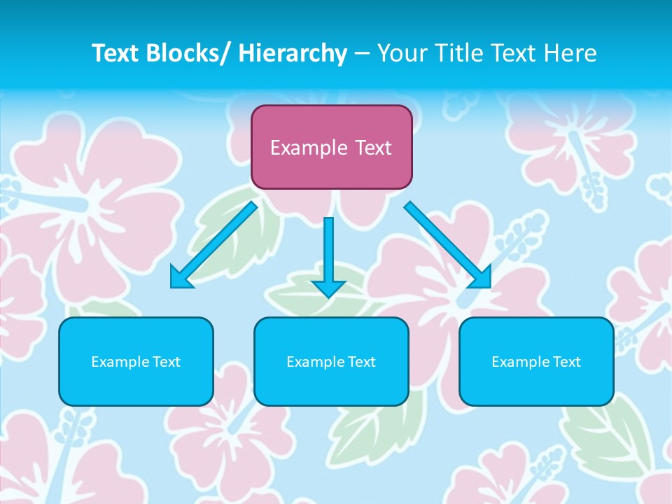 Hibiscus California Tile PowerPoint Template