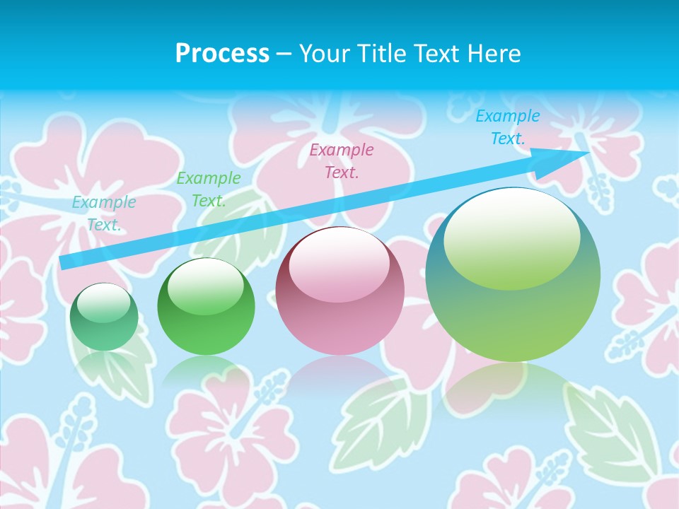 Hibiscus California Tile PowerPoint Template