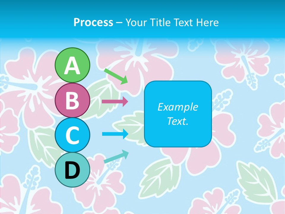 Hibiscus California Tile PowerPoint Template