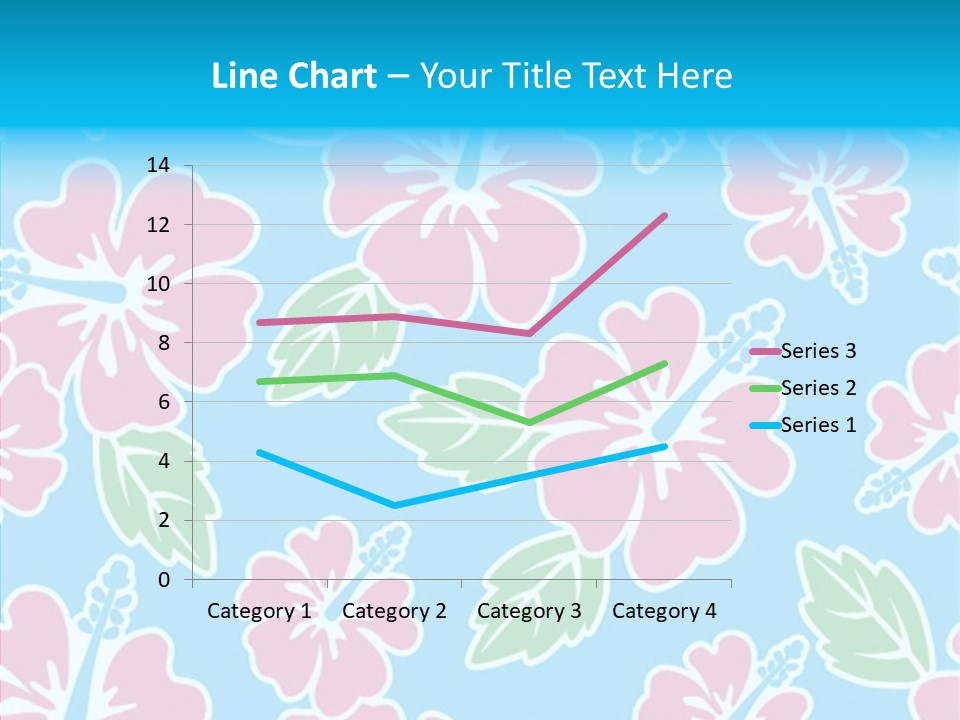 Hibiscus California Tile PowerPoint Template