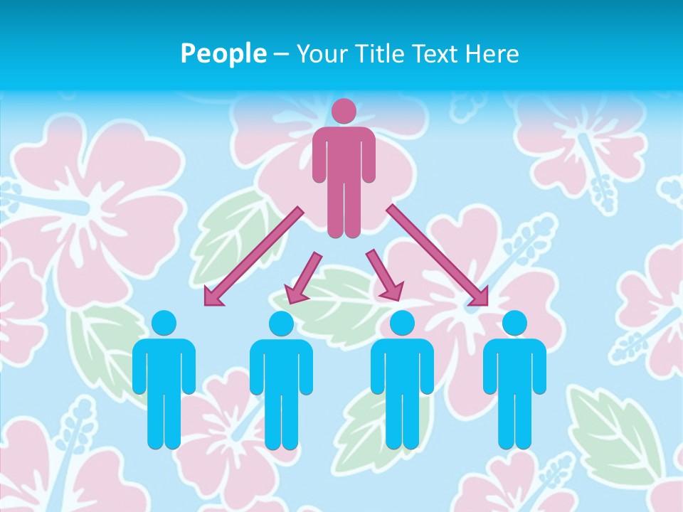 Hibiscus California Tile PowerPoint Template