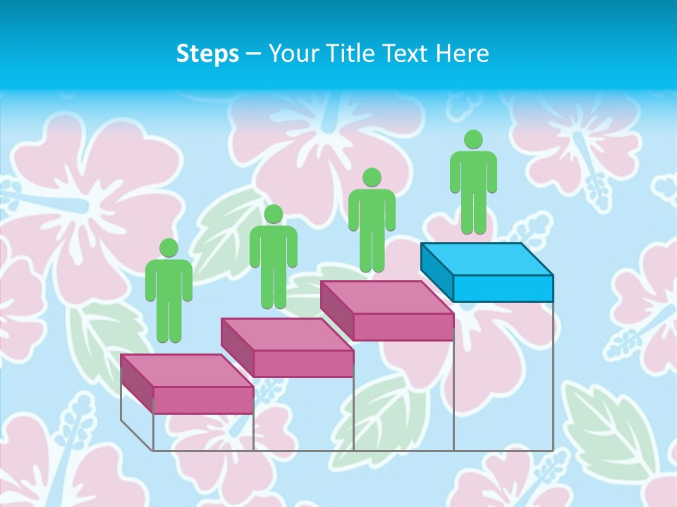 Hibiscus California Tile PowerPoint Template