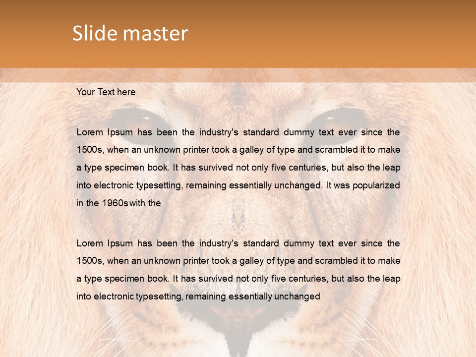 Cunning Zoo Elevated PowerPoint Template
