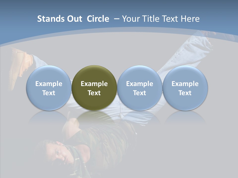 Music Clothing Breakdance PowerPoint Template