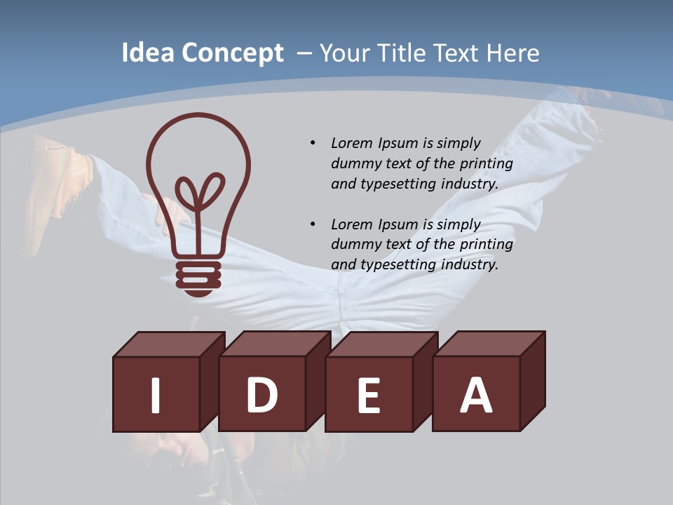 Music Clothing Breakdance PowerPoint Template