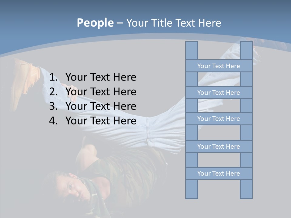 Music Clothing Breakdance PowerPoint Template