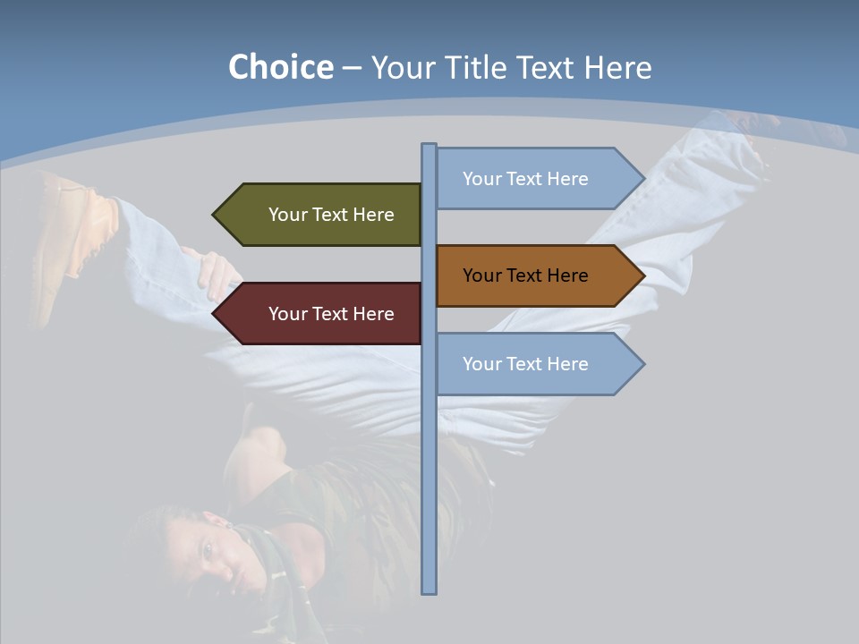 Music Clothing Breakdance PowerPoint Template