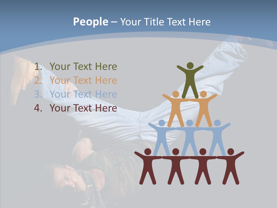 Music Clothing Breakdance PowerPoint Template