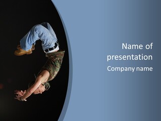 Casual Freestyle Sport PowerPoint Template