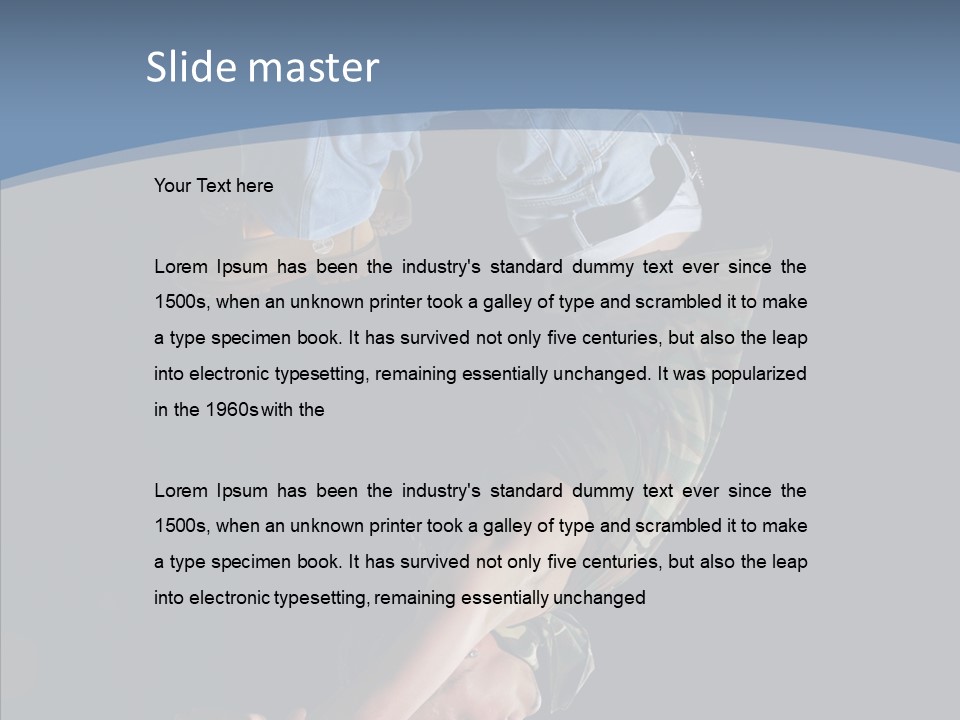 Casual Freestyle Sport PowerPoint Template