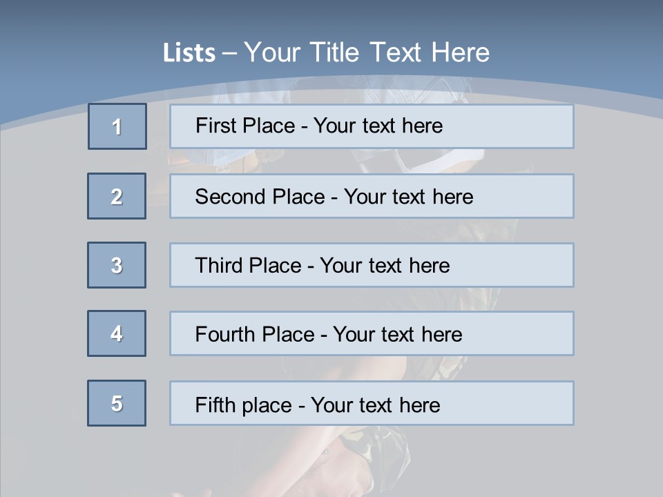 Casual Freestyle Sport PowerPoint Template