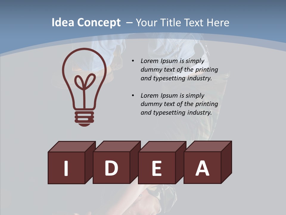 Casual Freestyle Sport PowerPoint Template