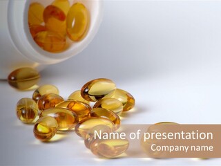 Bottle Drugs Vitamin PowerPoint Template