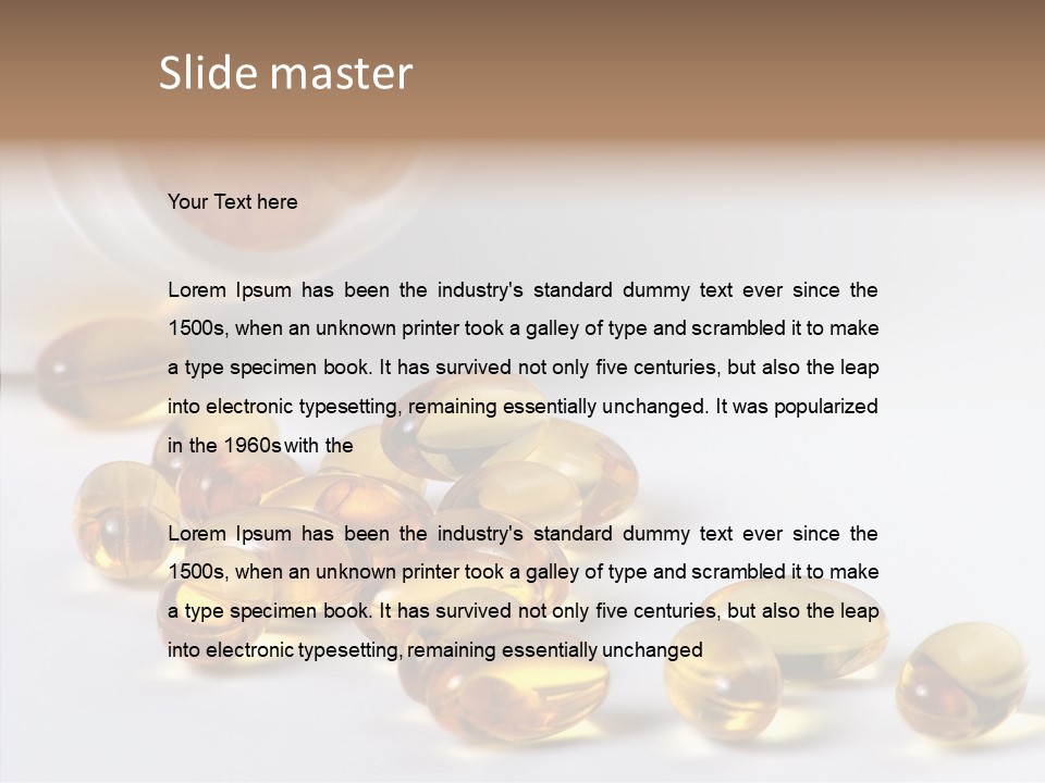 Bottle Drugs Vitamin PowerPoint Template