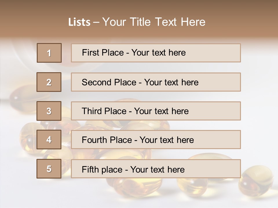 Bottle Drugs Vitamin PowerPoint Template