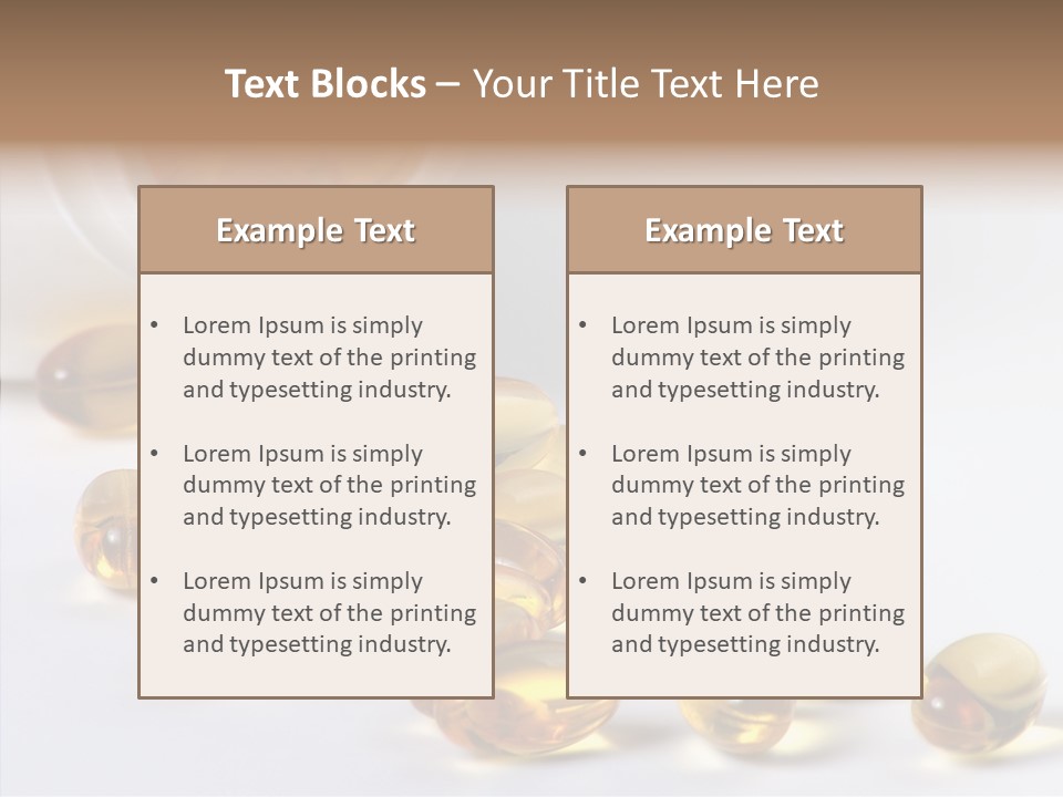 Bottle Drugs Vitamin PowerPoint Template