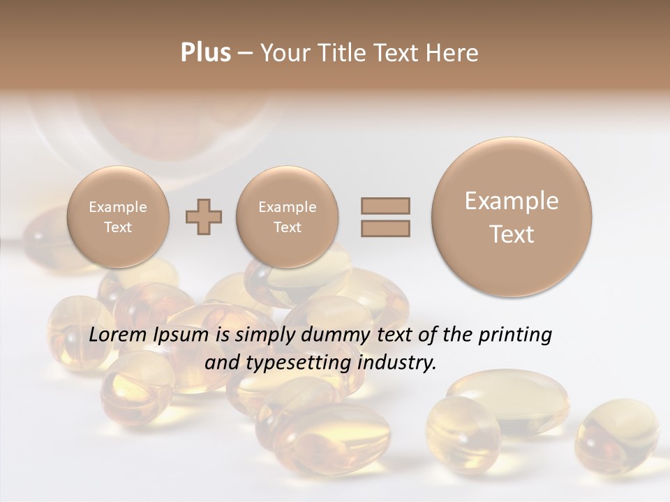 Bottle Drugs Vitamin PowerPoint Template