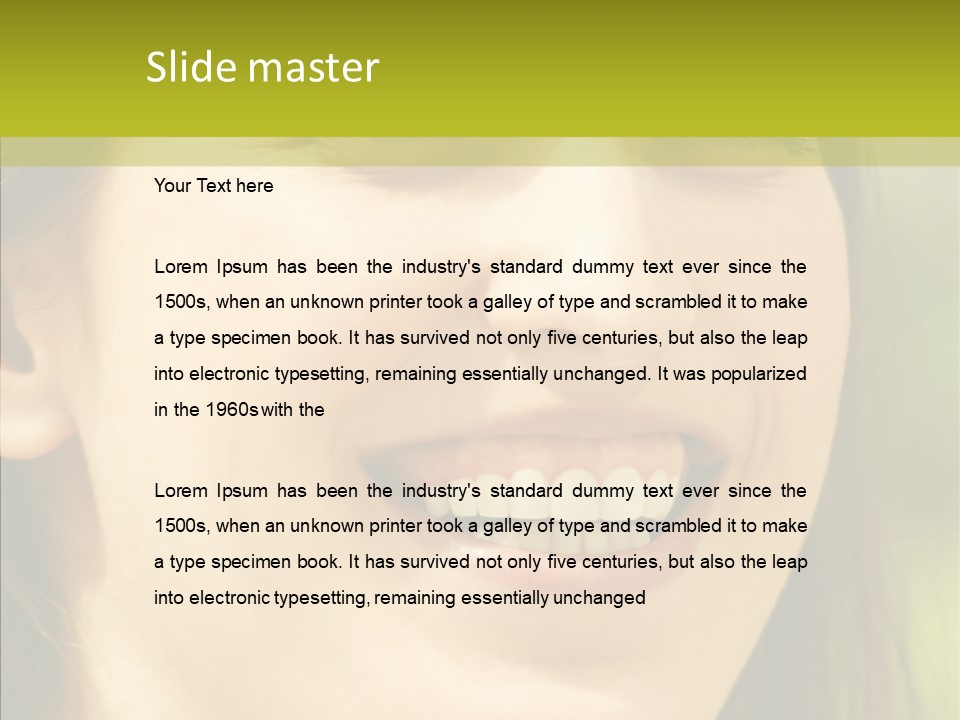 Happy Tooth Beautiful PowerPoint Template