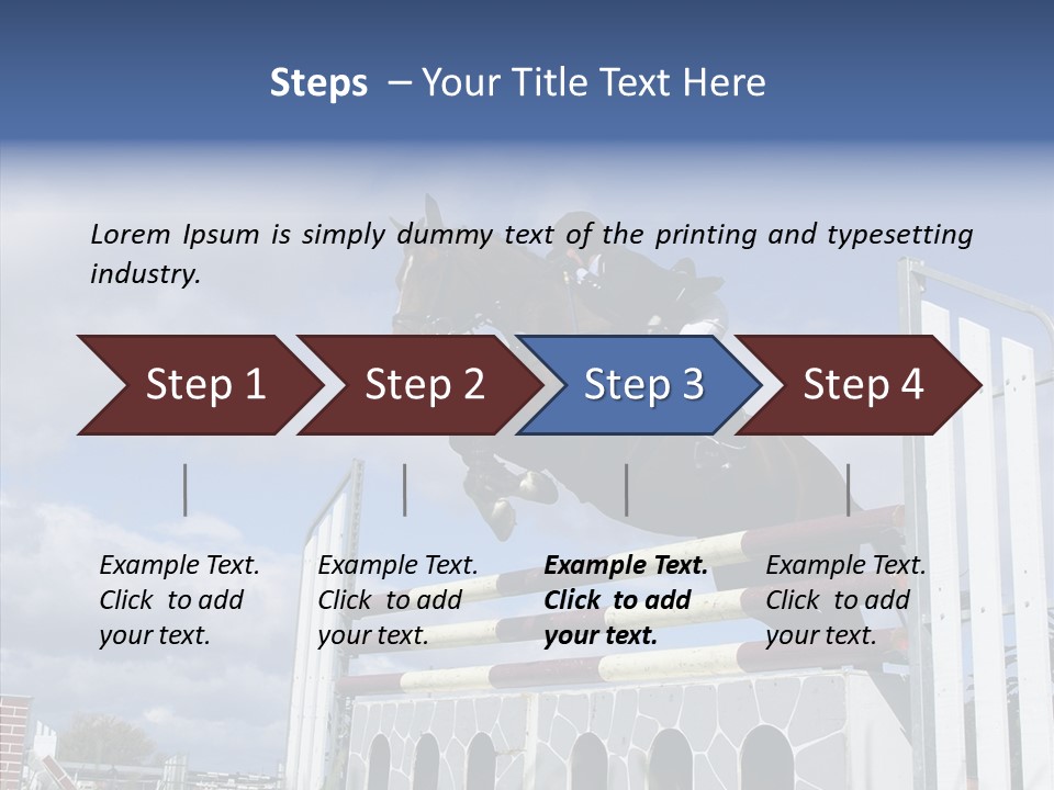 Event Race Obstacle PowerPoint Template