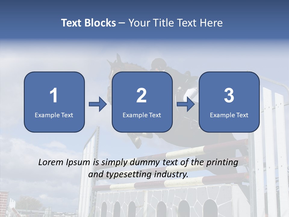 Event Race Obstacle PowerPoint Template