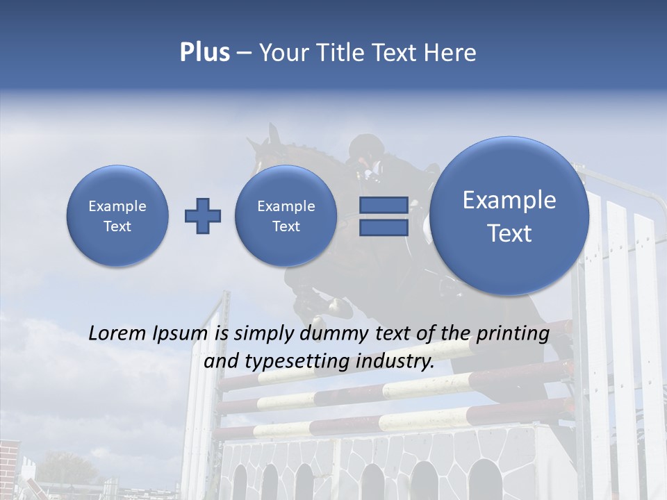 Event Race Obstacle PowerPoint Template