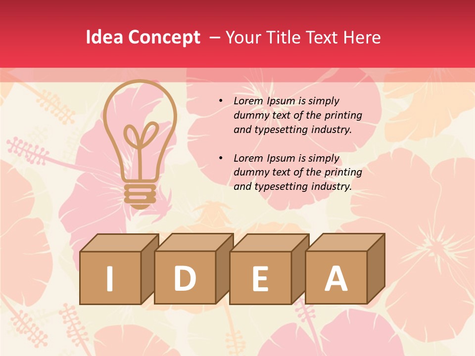 Image Design Rectangle PowerPoint Template