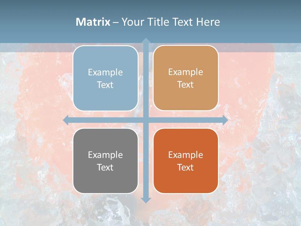Objects Salmon Cooking PowerPoint Template