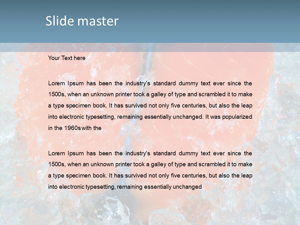 Objects Salmon Cooking PowerPoint Template