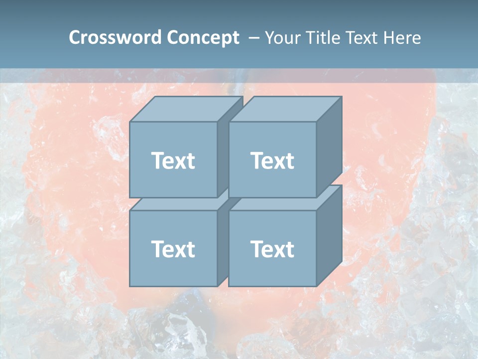 Objects Salmon Cooking PowerPoint Template