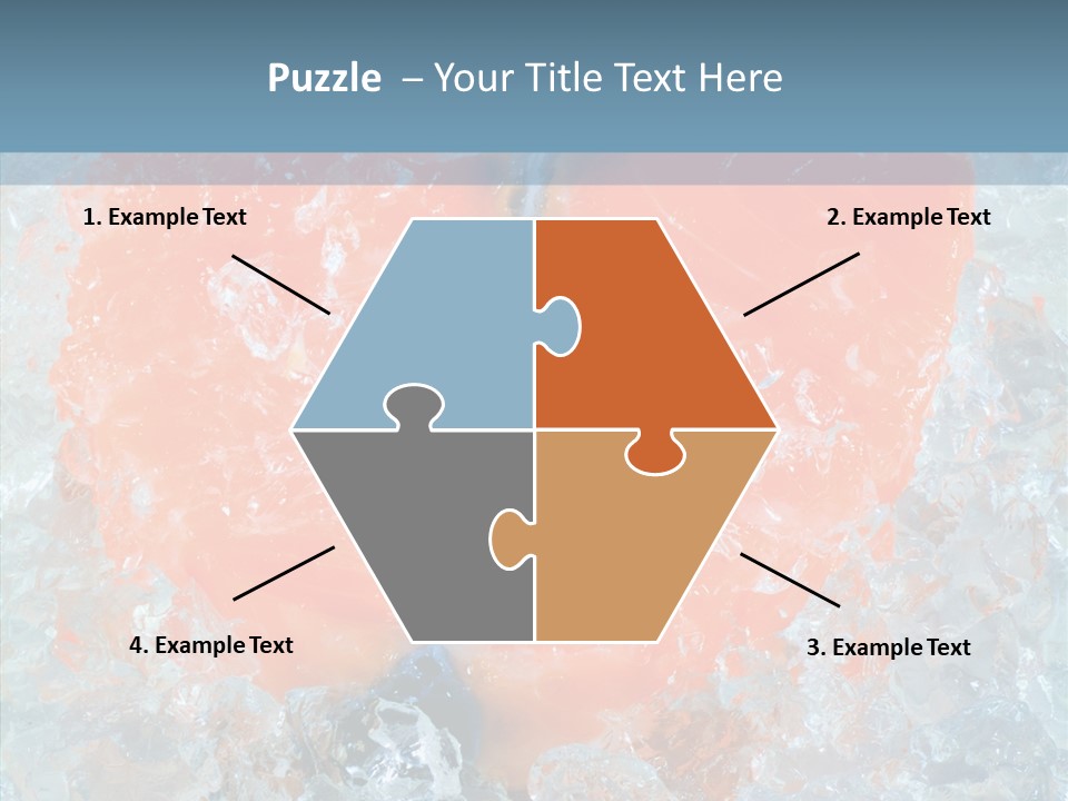 Objects Salmon Cooking PowerPoint Template