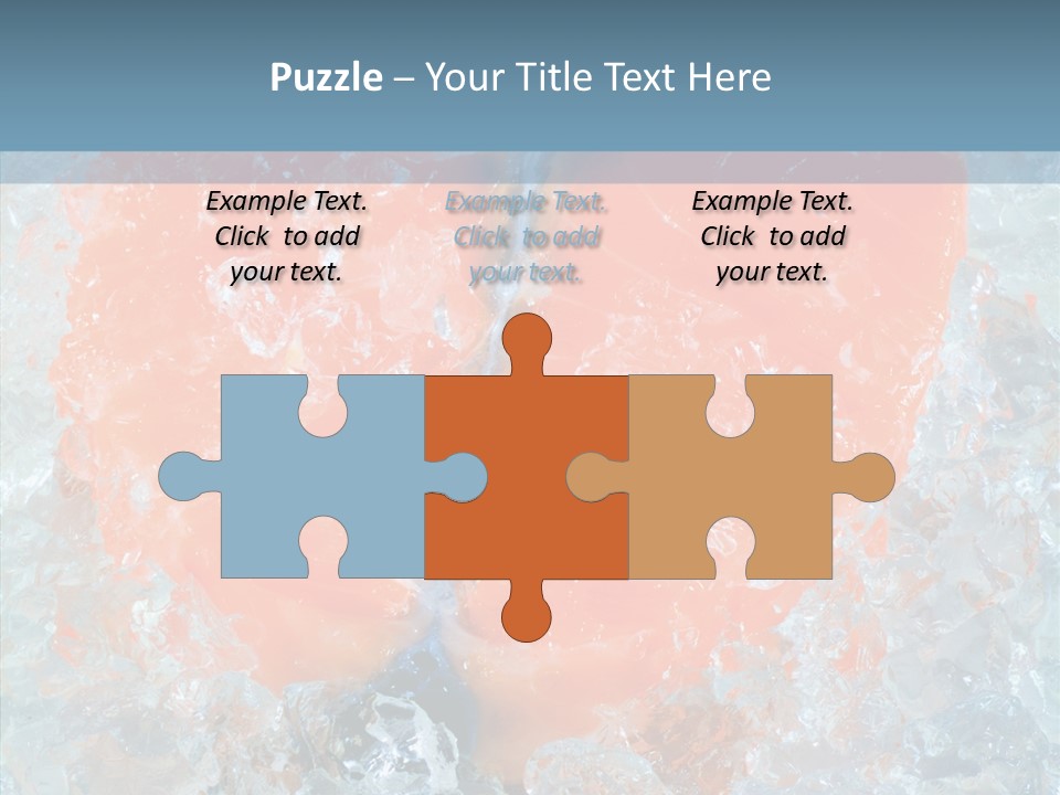 Objects Salmon Cooking PowerPoint Template