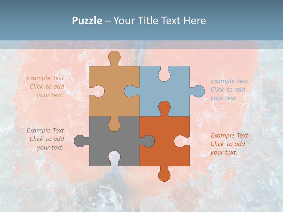 Objects Salmon Cooking PowerPoint Template