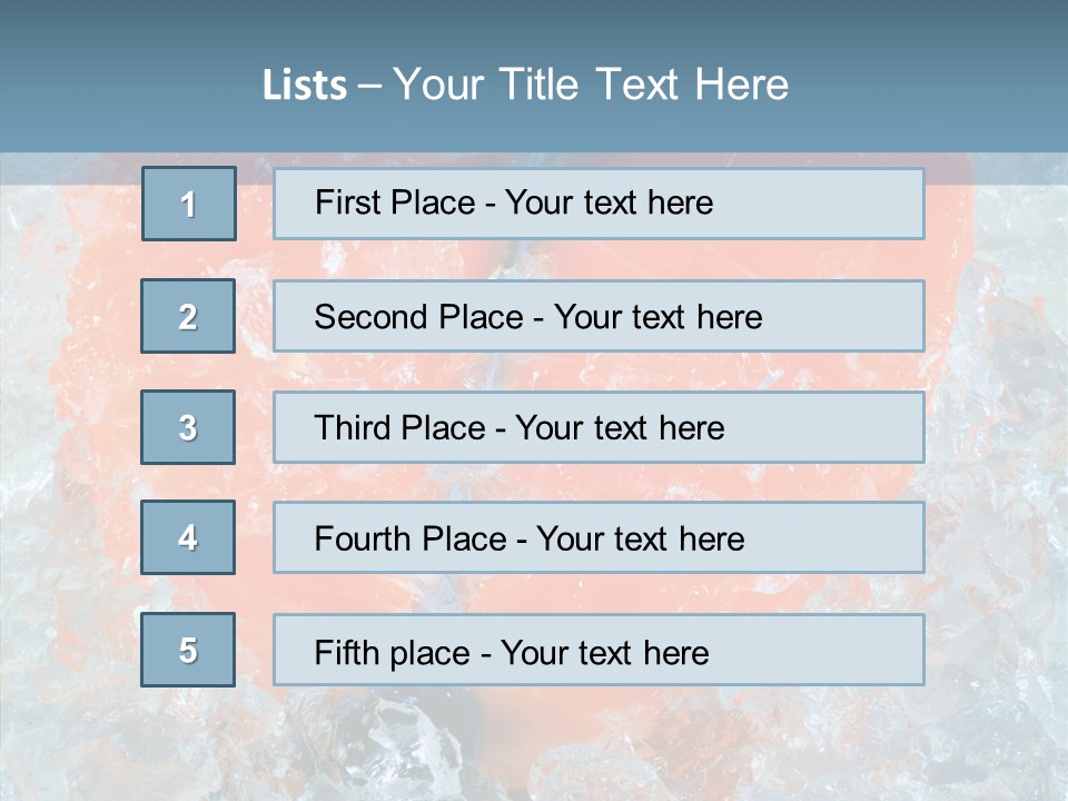 Objects Salmon Cooking PowerPoint Template