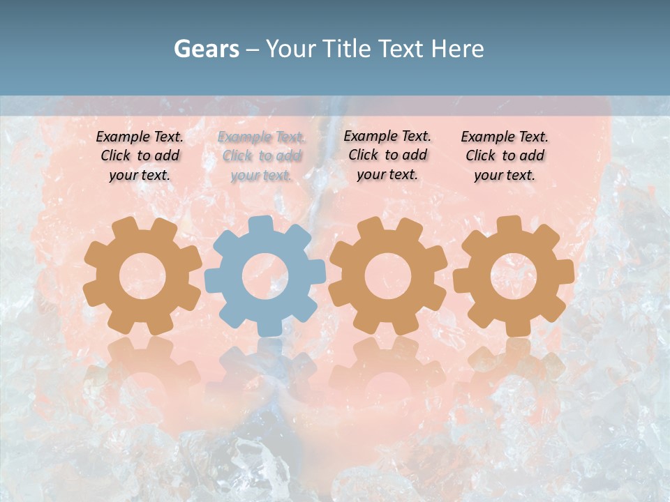 Objects Salmon Cooking PowerPoint Template