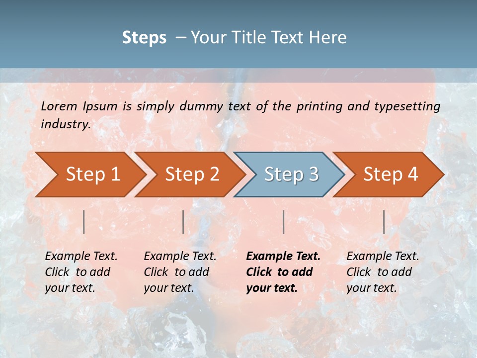 Objects Salmon Cooking PowerPoint Template