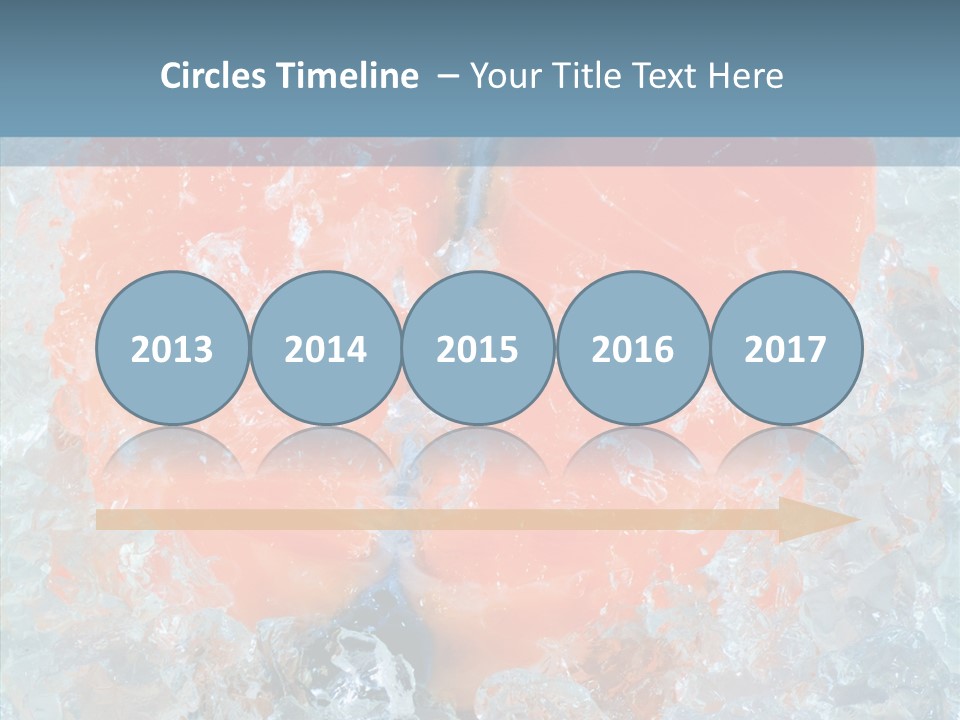 Objects Salmon Cooking PowerPoint Template